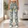 Cheerful White Daisy Blooms on Sage for Yoga, Pilates, and Everyday Spring Outings Leggings - 11