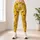 Cheerful Honeybee Motifs for Yoga, Pilates, Commuting and Sunny Everyday Outings Leggings - 4