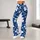 Navy Hibiscus and White Tropical Flowers for Yoga, Pilates and Coastal Everyday Style Leggings - 11