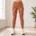 Orange Wildflowers and Pink Hearts for Yoga, Pilates and Everyday Wear Leggings - 4