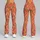 Orange Wildflowers and Pink Hearts for Yoga, Pilates and Everyday Wear Leggings - 9
