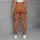 Orange Wildflowers and Pink Hearts for Yoga, Pilates and Everyday Wear Leggings - 6