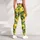 Bright Lemons And Fresh Green Leaves For Sunny Yoga Sessions And Outdoor Running Leggings - 5