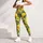 Bright Lemons And Fresh Green Leaves For Sunny Yoga Sessions And Outdoor Running Leggings - 4