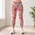 Red, Blush and Charcoal Hearts for Yoga, Pilates, Commuting and Everyday Errands Leggings - 4