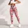 Red, Blush and Charcoal Hearts for Yoga, Pilates, Commuting and Everyday Errands Leggings - 5