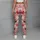 Red, Blush and Charcoal Hearts for Yoga, Pilates, Commuting and Everyday Errands Leggings - 4