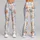 Tiny Woodland Animals and Pastel Stripes for Yoga, Pilates and Everyday Wear Leggings - 9