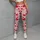 Vibrant Red Hearts for Yoga, Pilates, Fitness, and Everyday Romantic Style for Her Leggings - 4