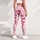 Pink Lips And Heart Motifs For Yoga, Pilates, And Everyday Romantic Style Leggings - 5