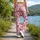 Pink Lips And Heart Motifs For Yoga, Pilates, And Everyday Romantic Style Leggings - 12