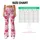 Pink Lips And Heart Motifs For Yoga, Pilates, And Everyday Romantic Style Leggings - 7
