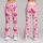 Pink Lips And Heart Motifs For Yoga, Pilates, And Everyday Romantic Style Leggings - 9