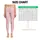 Blush Pink Heart Stripes for Yoga Pilates and Everyday Errands Leggings - 1