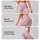 Blush Pink Heart Stripes for Yoga Pilates and Everyday Errands Leggings - 8