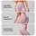 Blush Pink Heart Stripes for Yoga Pilates and Everyday Errands Leggings - 2