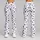 Tiny Black Paw Marks on Cream for Yoga Pilates and Everyday Casual Style Leggings - 9