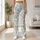 Soft Blue Wildflower And Ribbon Garden For Yoga, Pilates, Everyday Wear And Travel Leggings - 11