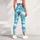 Turquoise Cloud And Colorful Stars For Yoga, Pilates And Everyday Wear Leggings - 6