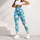 Turquoise Cloud And Colorful Stars For Yoga, Pilates And Everyday Wear Leggings - 5