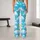 Turquoise Cloud And Colorful Stars For Yoga, Pilates And Everyday Wear Leggings - 10