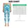 Turquoise Cloud And Colorful Stars For Yoga, Pilates And Everyday Wear Leggings - 1