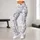 Silver Stars and Snowflakes for Yoga, Pilates and Everyday Winter Style Leggings - 11