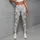 Silver Stars and Snowflakes for Yoga, Pilates and Everyday Winter Style Leggings - 5