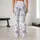 Silver Stars and Snowflakes for Yoga, Pilates and Everyday Winter Style Leggings - 10