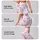 Scattered Pink Hearts for Yoga, Pilates, and Everyday Romantic Style Leggings - 2