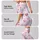 Scattered Pink Hearts for Yoga, Pilates, and Everyday Romantic Style Leggings - 2