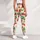 Scarlet Strawberries and Fresh Green Leaves for Yoga, Pilates and Summer Outings Leggings - 6
