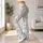 Ivory Sage Botanical Sprigs for Yoga, Pilates and Relaxed Everyday Style Leggings - 11