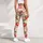Sweet Strawberry and Daisy Motifs for Yoga, Pilates, and Relaxed Summer Weekend Outings Leggings - 6