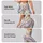 Lavender Sprigs and Peach Wildflowers for Yoga, Running, and Everyday Wellness Leggings - 8
