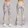 Lavender Sprigs and Peach Wildflowers for Yoga, Running, and Everyday Wellness Leggings - 9