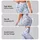 Blue and White Hearts for Yoga, Pilates, and Relaxed Everyday Activewear Style Leggings - 8