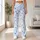 Blue and White Hearts for Yoga, Pilates, and Relaxed Everyday Activewear Style Leggings - 11