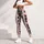 Blush Hearts And Bold Stripes For Yoga Pilates And Everyday Wear Leggings - 4