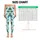 Turquoise Peacock Feather Motifs for Yoga, Pilates, Errands and Active Everyday Living Leggings - 1
