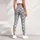 Ivory Skull Motifs for Alternative Fitness, Pilates, and Everyday Streetwear Style Leggings - 5