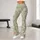 Mint Pastel Wildflower Meadow for Yoga, Pilates And Everyday Springtime Movement Leggings - 10