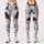Black And White Cat Motifs For Yoga, Pilates, And Everyday City Outings For Cat Lovers Leggings - 3