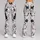 Black And White Cat Motifs For Yoga, Pilates, And Everyday City Outings For Cat Lovers Leggings - 9