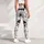 Black And White Cat Motifs For Yoga, Pilates, And Everyday City Outings For Cat Lovers Leggings - 6