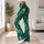Teal Peacock Feathers for Yoga, Pilates, and Everyday Active Style Leggings - 11