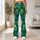 Teal Peacock Feathers for Yoga, Pilates, and Everyday Active Style Leggings - 10