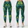 Teal Peacock Feathers for Yoga, Pilates, and Everyday Active Style Leggings - 3