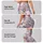 Pastel Kawaii Cat Faces for Yoga, Pilates, and Everyday Casual Style Leggings - 2
