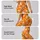 Orange And White Paw Prints For Yoga, Pilates, And Everyday Outings For Pet Lovers Leggings - 8